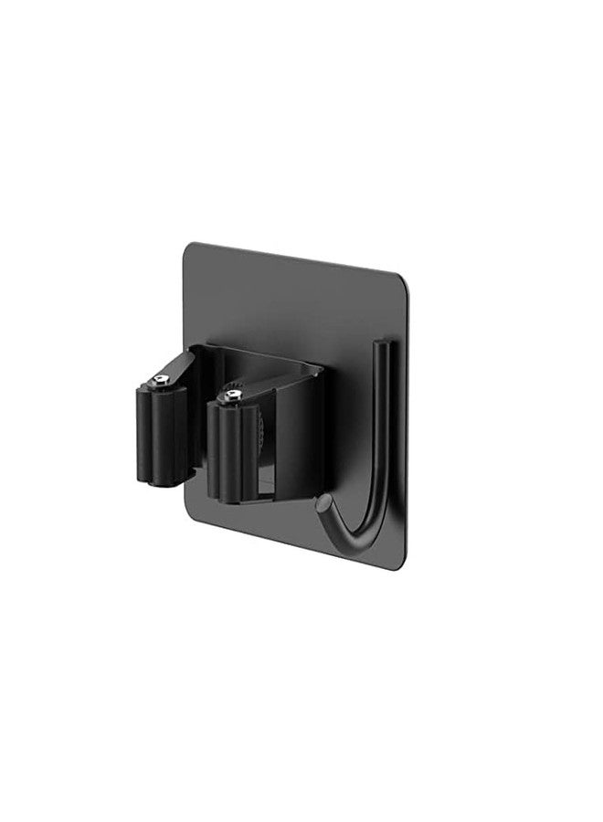 Swaze Adhesive Mop Holder and Broom Holder Wall Mounted Steel | Broom Stick Holder Wall Mounted for Home No Drilling (1 slot - Pack of 1) - Image 1